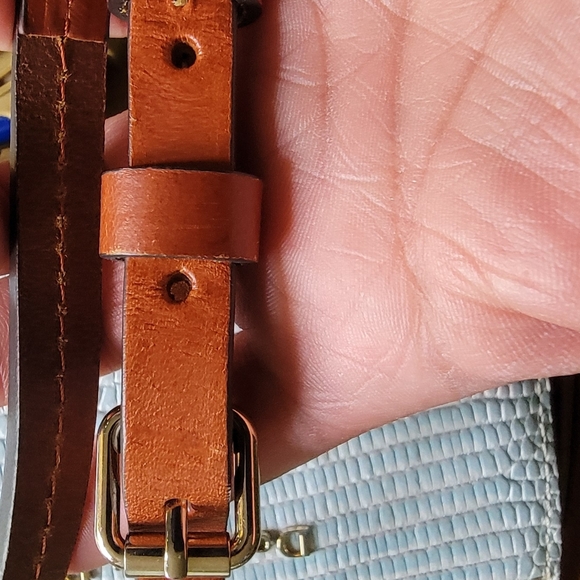 DOONEY & BOURKE Baby Blue Crossbody Bag. EUC. - Picture 13 of 13